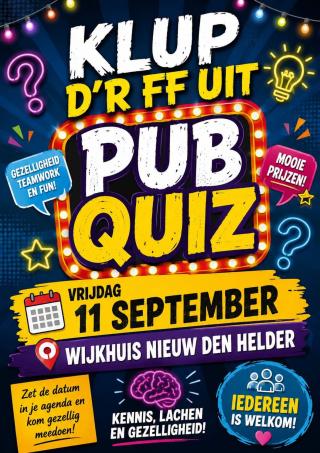 Klup d'r ff uit: pubquiz