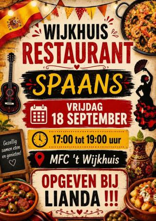 Wijkhuis Restaurant: Spaans
